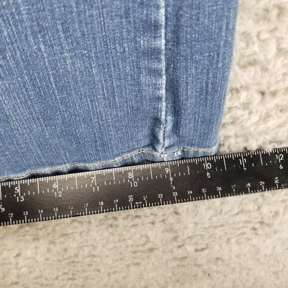Levis Jeans Womens 16 Petite 512 Perfectly Slimming Bootcut Stretch Faded High - Picture 8 of 12